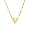 Ins Style Love Letter Necklace Women Stainless Steel Heart-shaped Niche Clavicle Chain Fashion Necklace