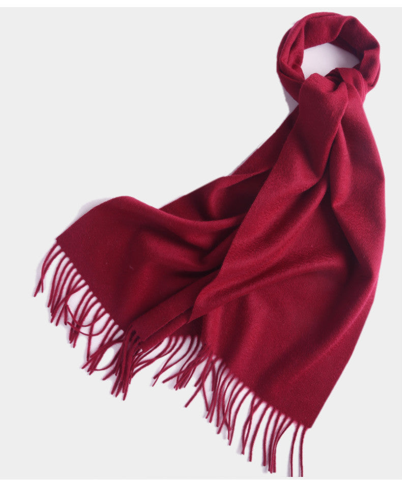 Pure Color Cashmere Scarf