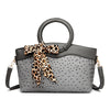 Fashion Stone Pattern Ring Shoulder Women's Handbag