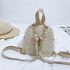 Straw Backpack Mini Ethnic Style Tassel Pouch