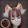 Hand Made Plush Celestial Fox Ear Headband Cute Girl Festival Party Cosplay Headdress Jewelry Props