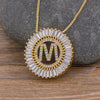 Classic A-Z Initials Letter Pendant Name Necklace