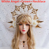 Halo hair ornament gorgeous white angel headdress