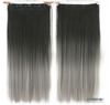 Dyed Gradual Straight Hair Clip Clip, Curtain T-color Hair Extension Piece