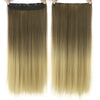 Dyed Gradual Straight Hair Clip Clip, Curtain T-color Hair Extension Piece