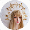 Halo hair ornament gorgeous white angel headdress