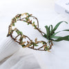 Mori Style Leaves Branches Crown Hair Ornament