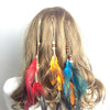 Indian Feather Tassel Hair Piece