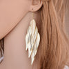 Retro Style Willow Leaf Long Women's Earrings