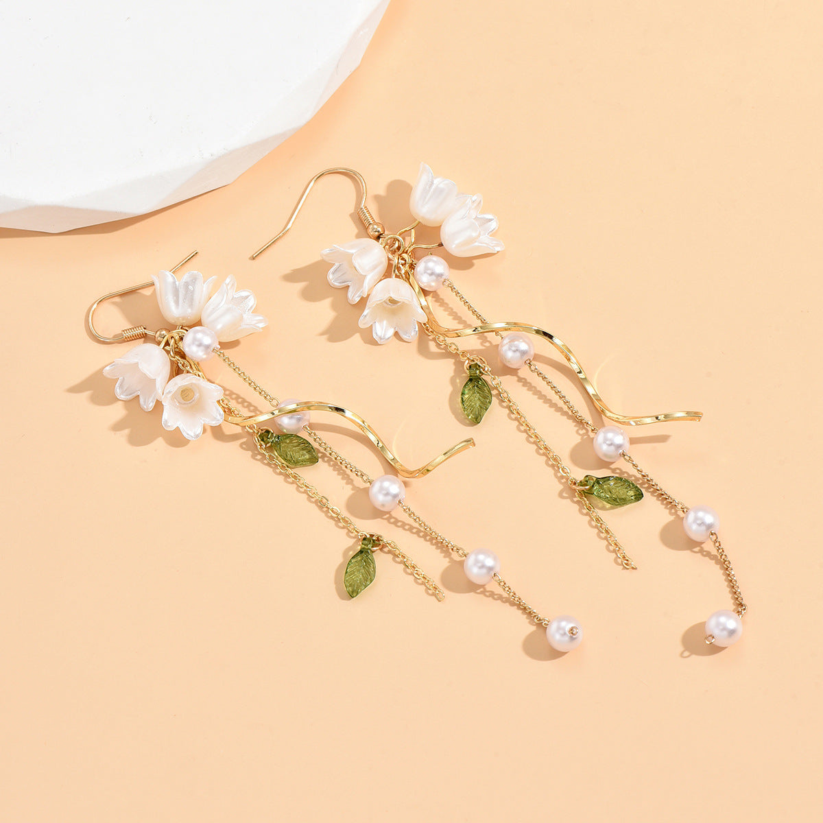 Tulip Long Tassel Earrings New Flower Earrings