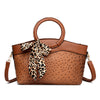 Fashion Stone Pattern Ring Shoulder Women's Handbag