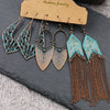 New Alloy Antique Handmade Tassel Woven Dream Net Earrings