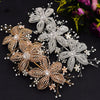 Flower Rhinestone Hair Accessories Bridal Wedding Hair Band