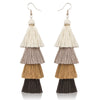 Women's Fashion Multi-layer Tassel Earrings