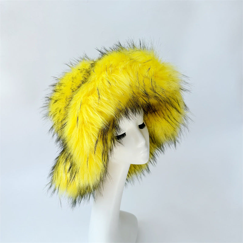 Imitation Raccoon Fur Punk Hat