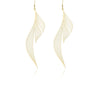 Ripple Design Sense Line Beauty Classical Graceful Earrings Simple High Sense Ornament