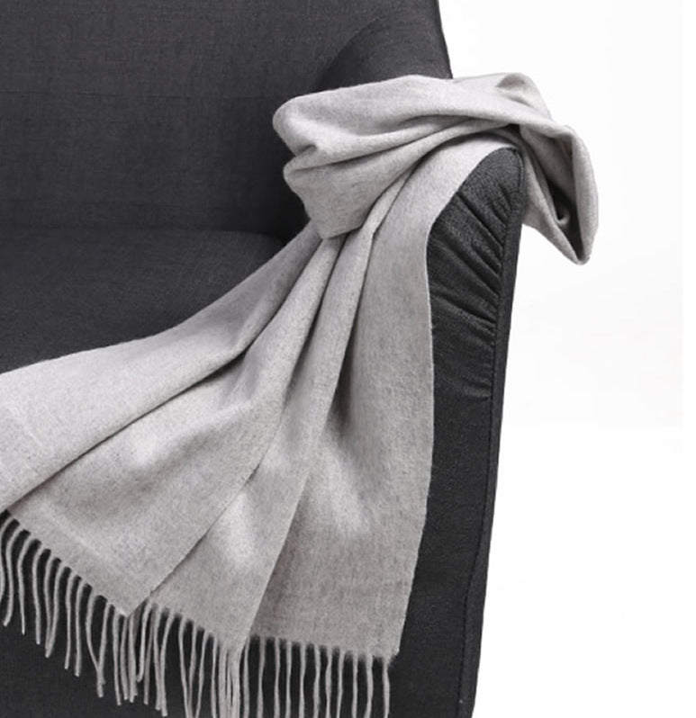 Pure Color Cashmere Scarf