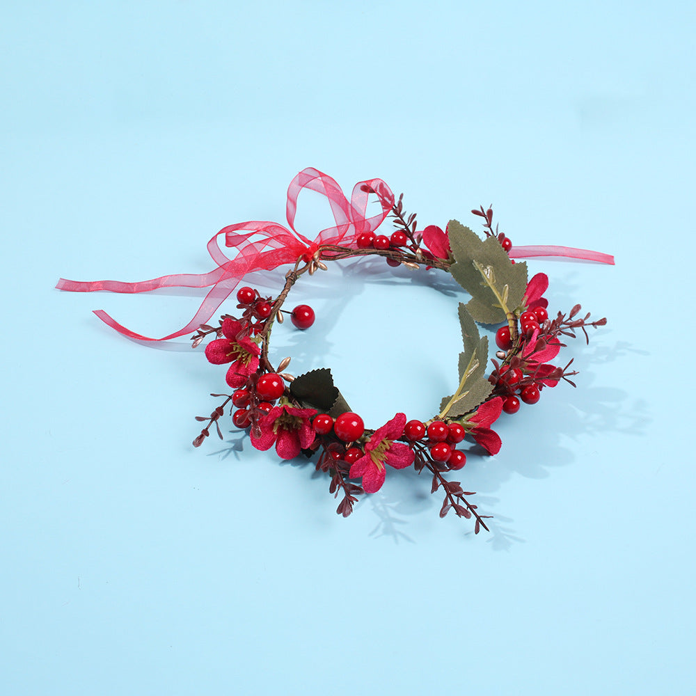 Simulation berry forest headband