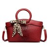 Fashion Stone Pattern Ring Shoulder Women's Handbag