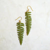 Women's Bohemian Fern Leaf Shaped Earrings