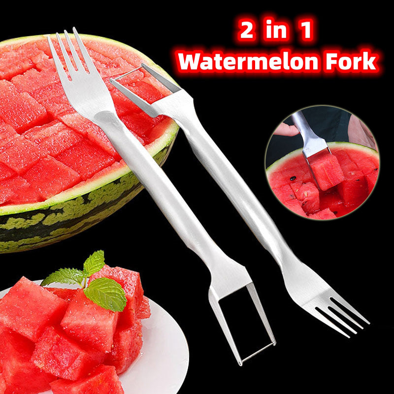 2 In 1  Stainless Steel Watermelon Slicer
