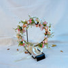 Handmade Minimalist Plastic Floral Headband Garland