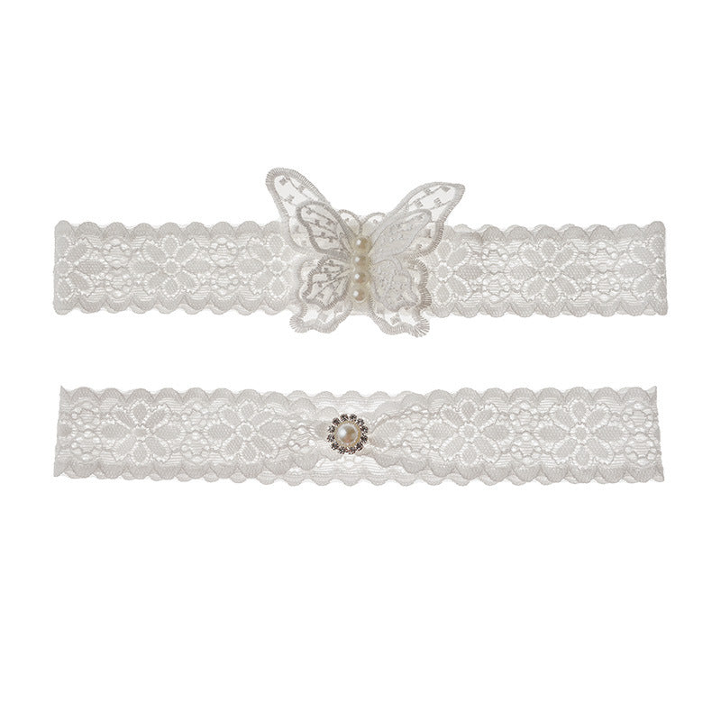 Bridal  Butterfly Garter Belt