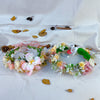 Handmade Minimalist Plastic Floral Headband Garland