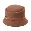 Women's Fashion Belt Metal Buckle Hat