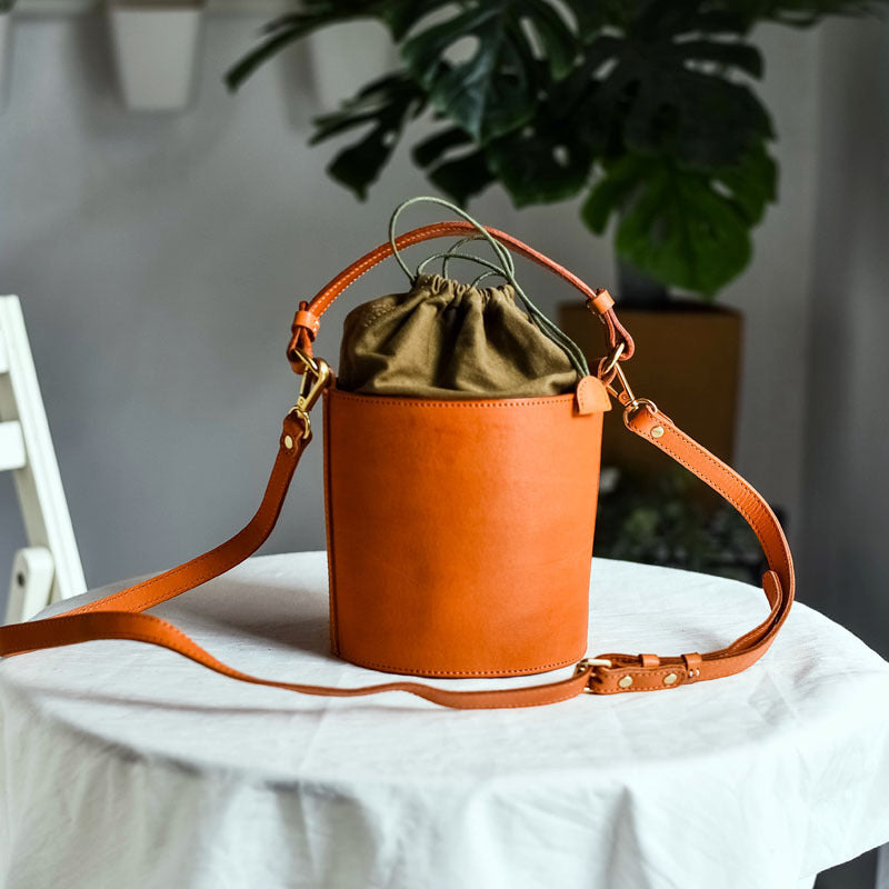 Women's Fashion Casual Handmade Vintage Bucket Bag