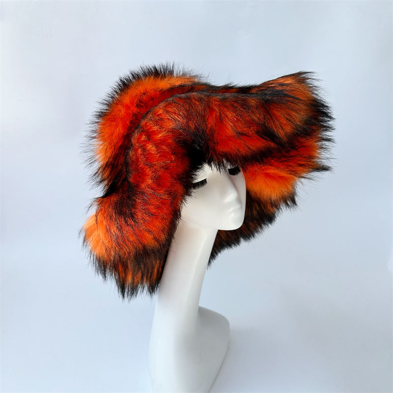 Imitation Raccoon Fur Punk Hat