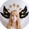 Halo hair ornament gorgeous white angel headdress