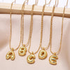 Ornament 26 English Letters Pendant Necklace Minority All-match Gold Plated Hip Hop Clavicle Chain