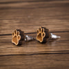 Personality puppy footprints cute kitten paw earrings