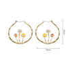 Unique Earring for Women Cute Three Mushroom Shape Sweet Gold Color Drop Earrings New Design Trendy Ear Jewelry