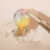 Candy Color Heat Shrinkable Stereo Rainbow Jellyfish Earrings