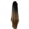 Wig T Color Grip Straight Ponytail Long Straight Hair Extension