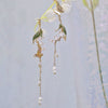 Asymmetric Flower Butterfly Earring Wind Chime