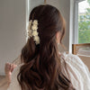 Elegant Handmade Flower Grip Clip For Women In Summer