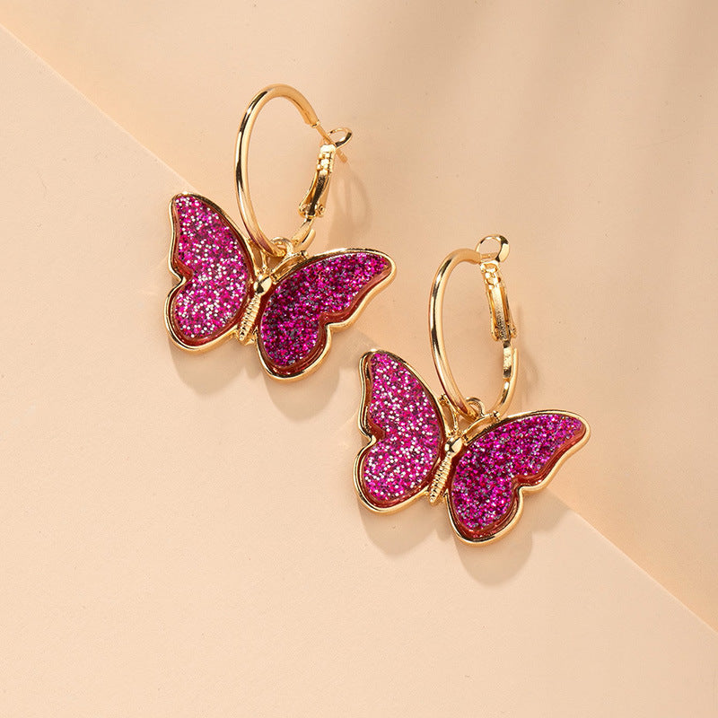 Unique Earring for Women Cute Three Mushroom Shape Sweet Gold Color Drop Earrings New Design Trendy Ear Jewelry