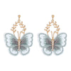 Butterfly Earrings Super Fairy Temperament Alloy Lace Earrings