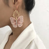 Butterfly Earrings Super Fairy Temperament Alloy Lace Earrings