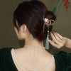 Flower Tassel Clip National Style Fashion