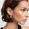 Roman Palace-style Lightweight Teardrop Highlight Earrings