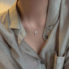 Cross Zircon Necklace Internet Influencer Accessories