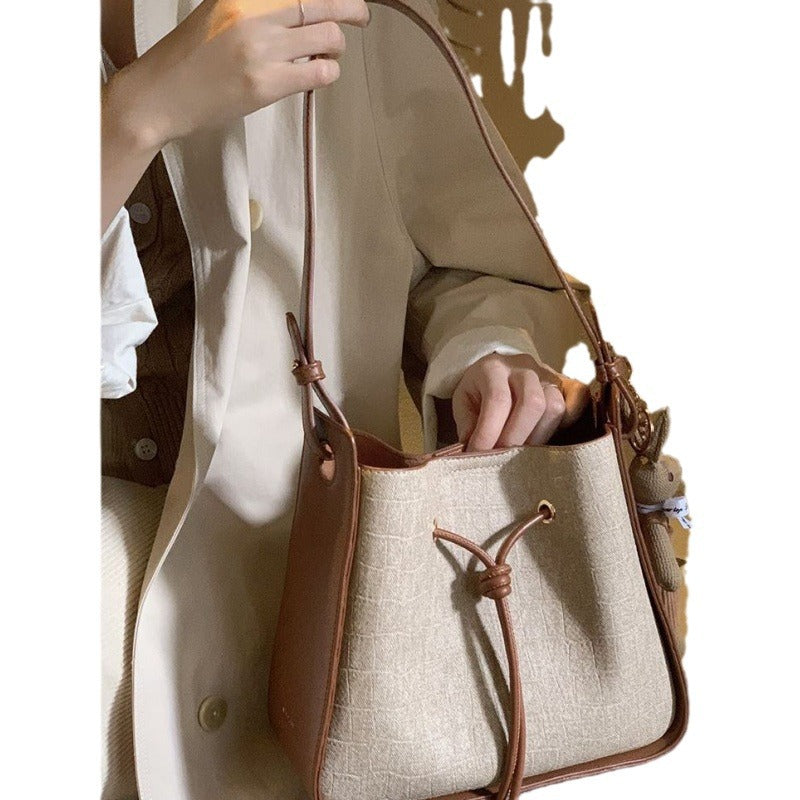 Women's Crossbody Bucket Tote Bag