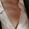 Cross Zircon Necklace Internet Influencer Accessories