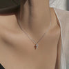 Cross Zircon Necklace Internet Influencer Accessories