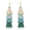 Women's Fashion Multi-layer Tassel Earrings