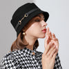 Women's Fashion Belt Metal Buckle Hat